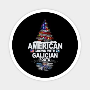 Christmas Tree  American Grown With Galician Roots - Gift for Galician From Galicia Magnet